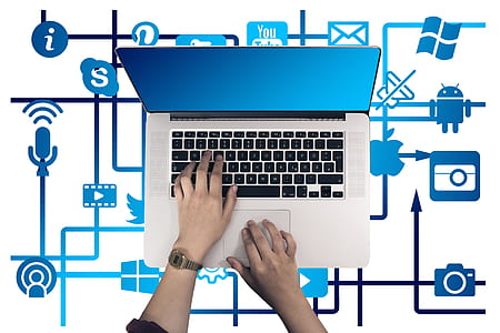 person using MacBook Pro thumbnail