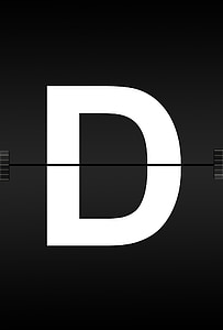 white and black D logo thumbnail