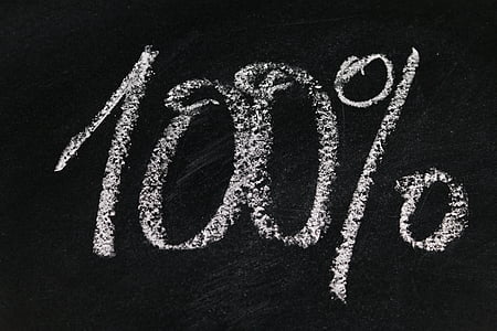100% chalk on chalk board thumbnail