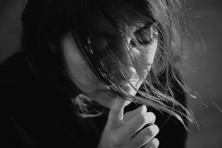 woman's black and white photography thumbnail