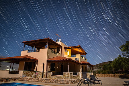 timelapse photo of house thumbnail