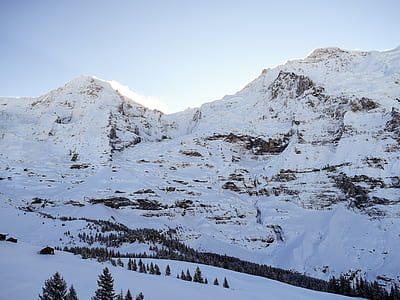 landscape of snowy mountain thumbnail
