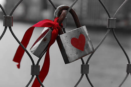 shallow focus photography of gray padlock thumbnail