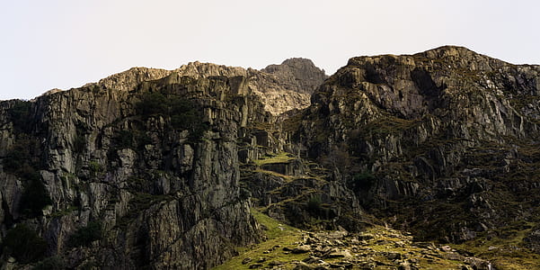 mountain under blue sky thumbnail