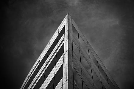 grayscale photography of concrete structure thumbnail
