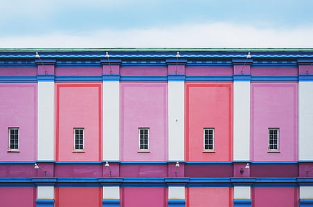 pink concrete building thumbnail