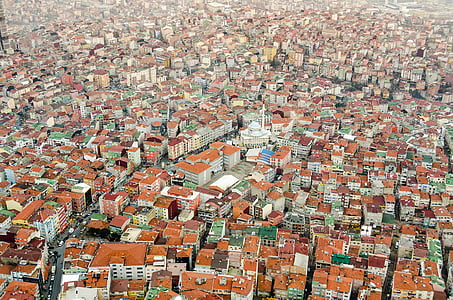 aerial photography of houses thumbnail