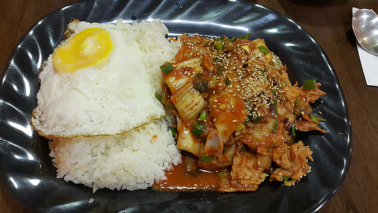 cooked food on plate thumbnail