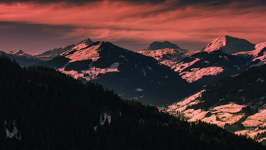 landscape photography of mountains thumbnail