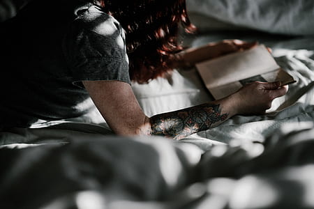 person reading book thumbnail