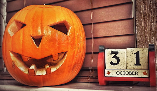 orange jack-o'-latern decor thumbnail