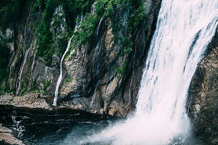 landscape photo of waterfall during daytime thumbnail