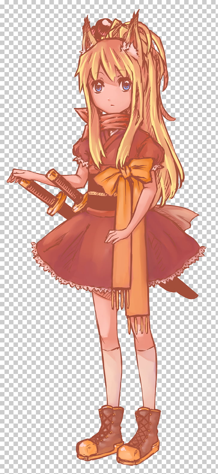 Fan Art Character Manga Anime Little Fox Png Clipart Free