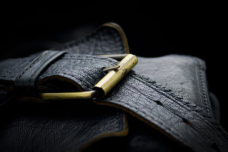 black leather buckle thumbnail