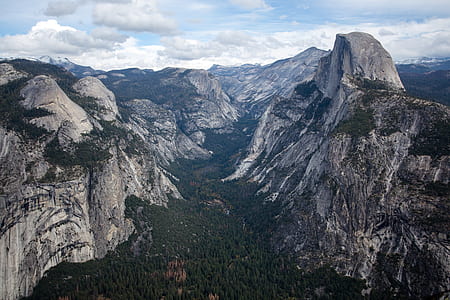 aerial photography of mountain thumbnail