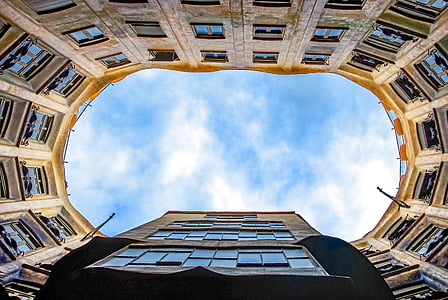 worm's-eye view photography of city building thumbnail