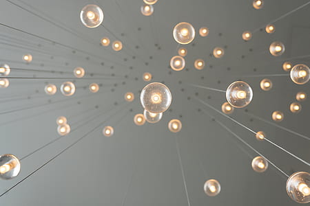 worms eye view photography of pendant lamp thumbnail