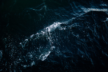 aerial view of water wave thumbnail