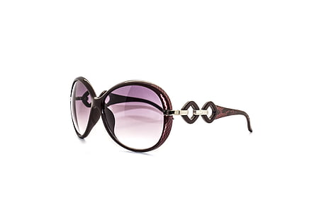 brown frame purple sunglasses thumbnail