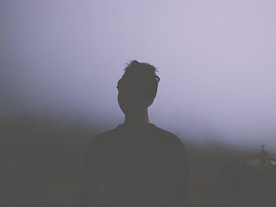 Man Standing Facing White Fogs thumbnail
