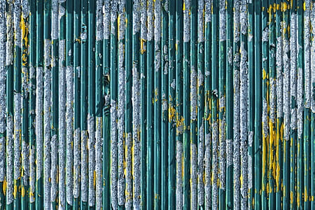 green painted corrugated galvanized iron thumbnail