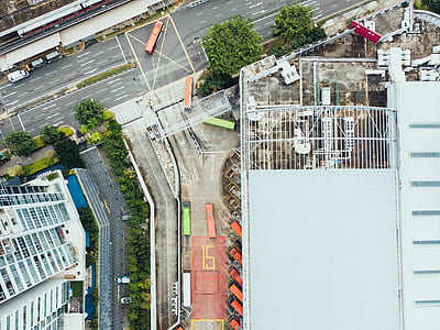 aerial photography of roads thumbnail