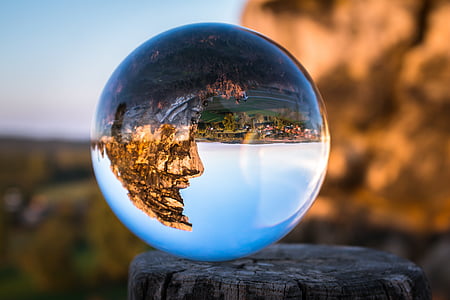 clear glass ball thumbnail