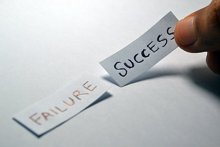 failure and success text showing in papers thumbnail