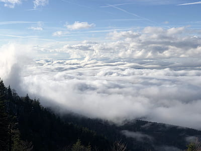 sea of clouds during daytime thumbnail