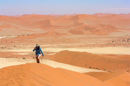 person walking on desert thumbnail