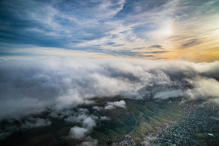 aerial photo of mountain thumbnail