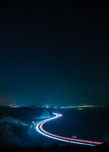 time lapse photo on road thumbnail