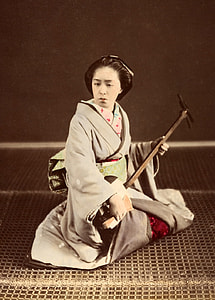 Geisha from Tokyo in the 1870s thumbnail