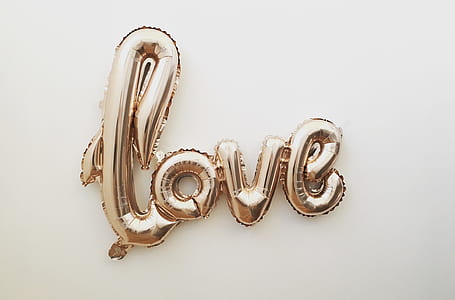 Love balloon on wall thumbnail