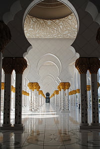 white concrete pillars inside building thumbnail