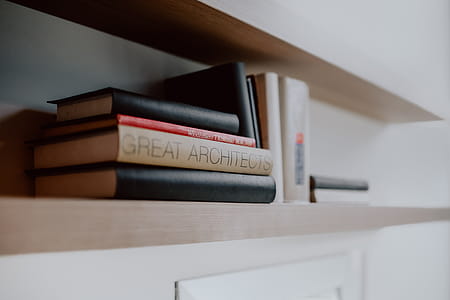 Architecture books on the shelf thumbnail
