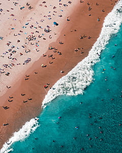 beach side aerial photography thumbnail