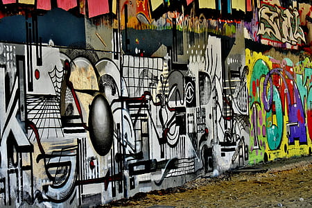 wall full of graffiti thumbnail
