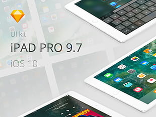 iOS 10 iPad Pro GUI sketch file sketch file