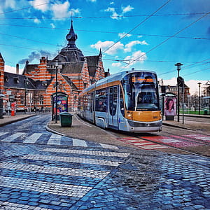 Gray and Orange Train thumbnail