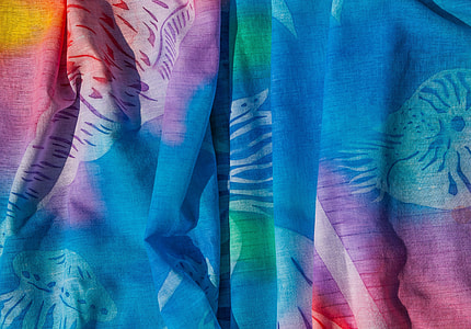 Pareo, Fabric, Beach, Tahiti, full frame, blurred motion thumbnail