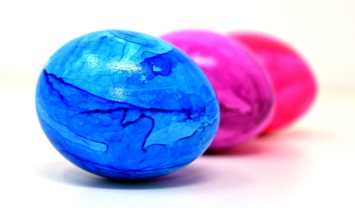 selective focus photography of blue decorative stone thumbnail