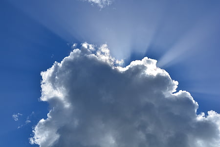 low angle photography of white sky thumbnail