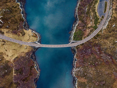 aerial view of bridge and two lands thumbnail
