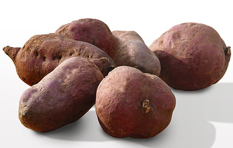 five brown sweet potatoes thumbnail