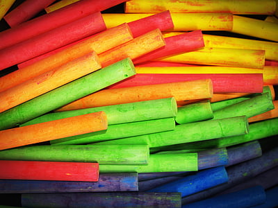 green, red, blue, purple, and yellow wooden sticks thumbnail