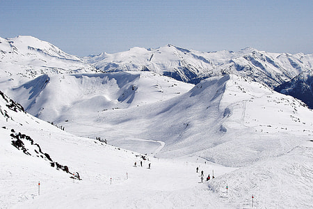 group of people in mountain coated with snow thumbnail