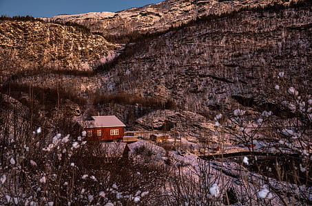 House on Mountain Against Sky thumbnail