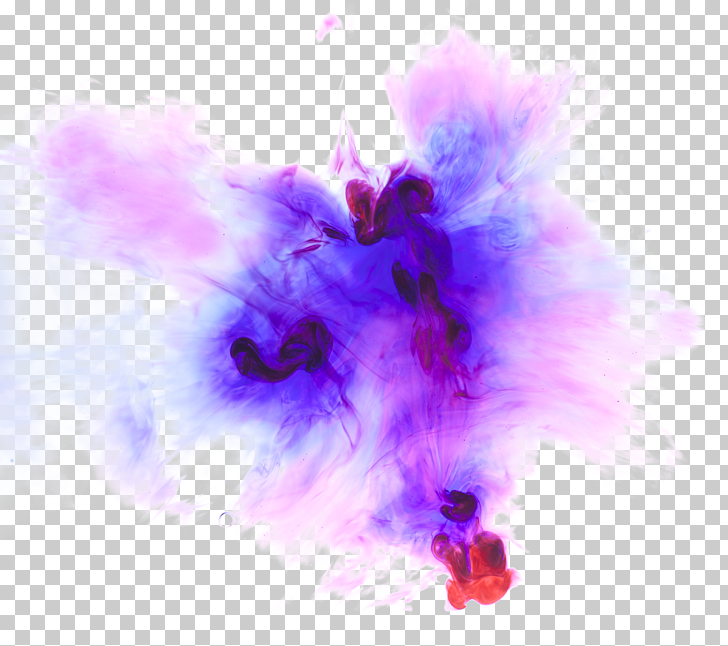 Smoke Fog Color, smoke, purple and pink drip paint PNG clipart