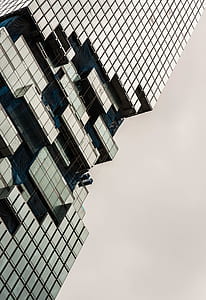 landscaped photo of a glass windows buildings thumbnail